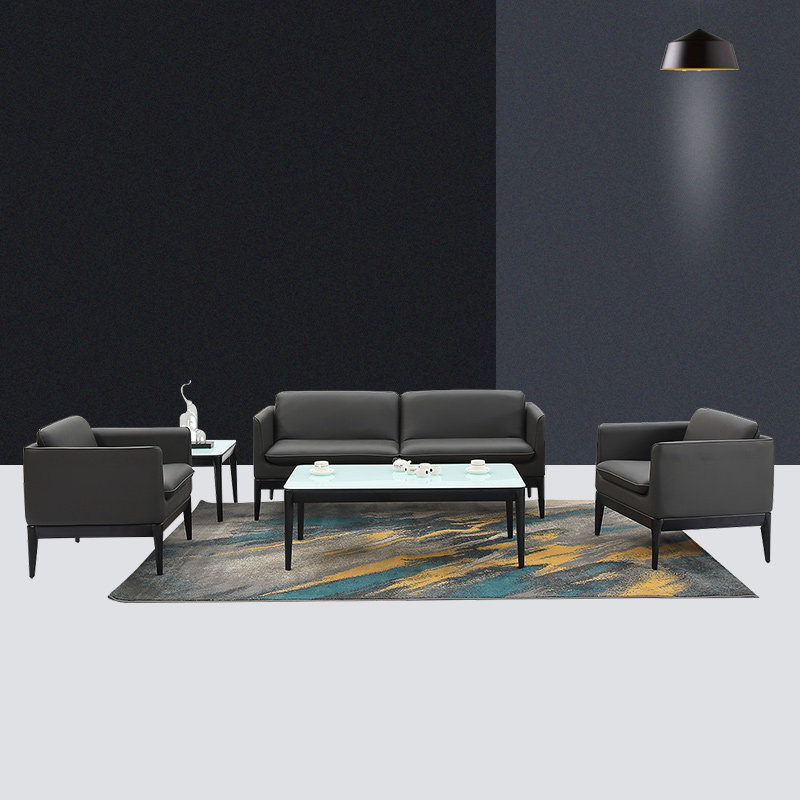 Business office sofas genuine leather manager room sofa office casual minimalist guests sofas modern office furniture