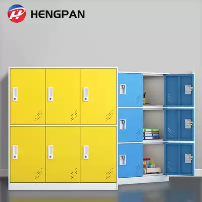 Color locker student class storage cabinet with lock worker cabinet classroom short cabinet locker kindergarten Bookcase