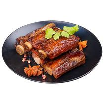 Cured pork ribs smoked Sichuan Chongqing specialty bacon Kuishanli Erwazi 500g bacon cured pork ribs high mountain bacon