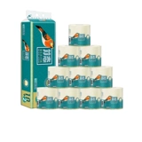 竹态 Элегантный желтый без воздушного ароматного давления цветочная рулона 4 слой толстая 12 рулона рулонная бумага