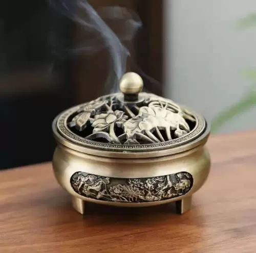 Креативная курильница для благовоний из сандалового дерева, аромалампа, из алойного дерева