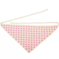 Розовый [треугольный шарф на платформе]