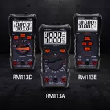 Цифровой интеллектуальный мультиметр RICHMETERS 6000 с цифровым дисплеем RM113D, портативный с магнитом
