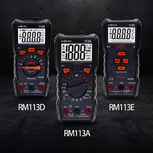 Цифровой интеллектуальный мультиметр RICHMETERS 6000 с цифровым дисплеем RM113D, портативный с магнитом