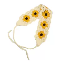 Бежевый [маленький пояс для волос маленькой ромашки]