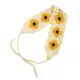 Бежевый [маленький пояс для волос маленькой ромашки]