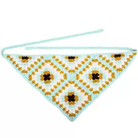 Голубой [знаменитый сильный треугольный шарф]