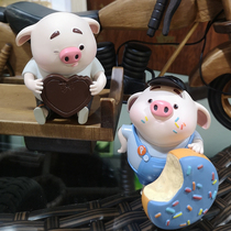 Pig little fart blind box genuine hand-made cute set of full set of girl heart surprise toy house doll net red ornaments