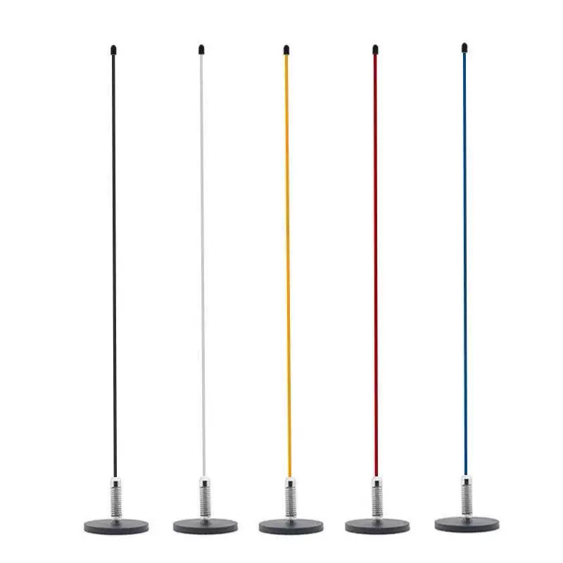 Car Exterior Strong Magnetic Antenna Flagpole for Vehicles, Roof-Mounted Off-Road Vehicle Magnetic Spring Flagpole