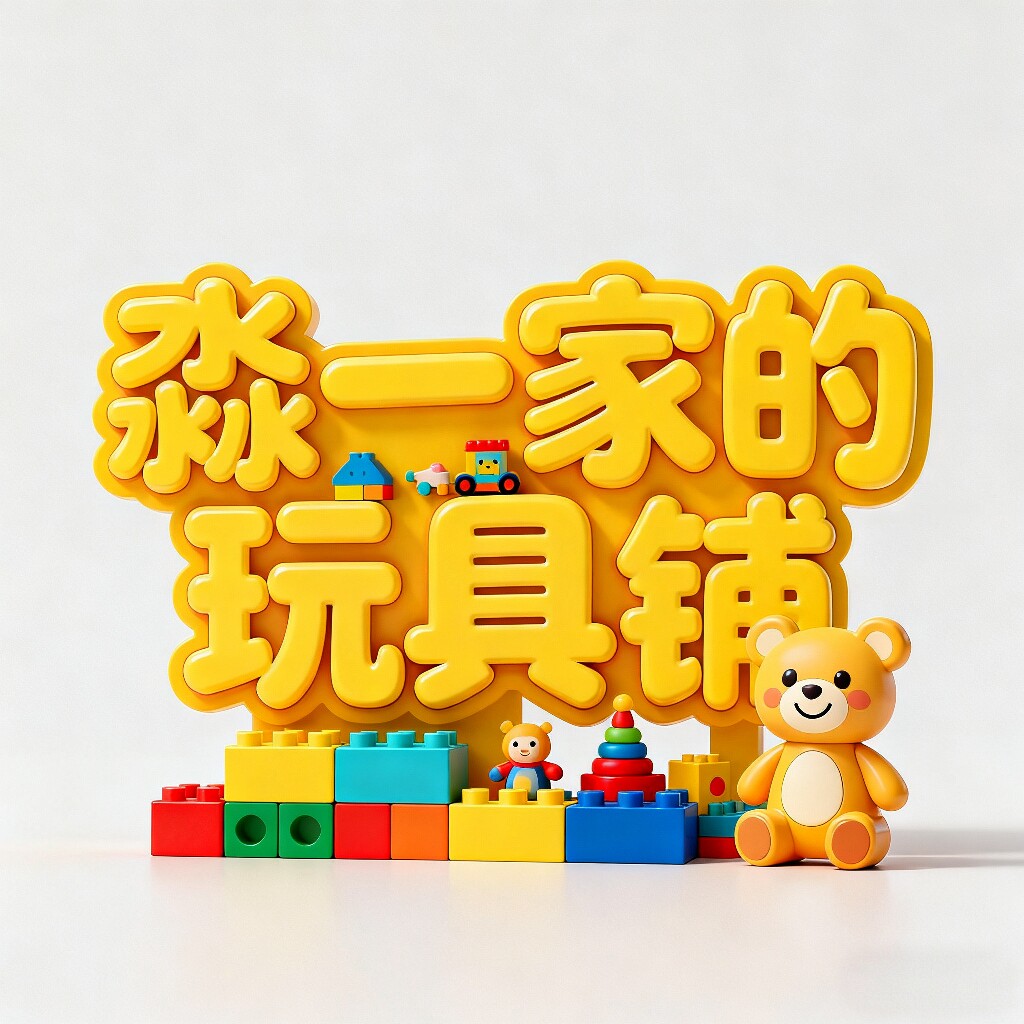 淼一家的玩具铺的LOGO