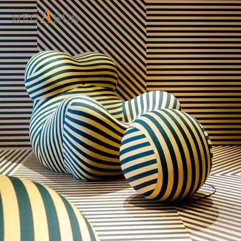 Nordic Casual Sofa Chair Styling Cotton Minima Modern Balcony Living Room Net Red Designer Single Sofa Tiger Chair