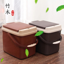 Home Tea Barrel Water Storage Barrel Dwarf Waste Water Drain Bucket Kigfu Tea Waste Filter Tea Residue Barrel Tea Tray to pick up tea Water Bucket