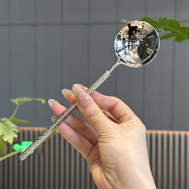 Japanese hammer pattern 304 stainless steel western food spoon main meal more meal spoon spoon