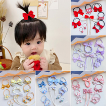 Rubber Fascia Girl Butterfly Knot Headwear Hair Ring Children Hair Accessories Zou Unhurt Elastic Good Head Rope Girl Hair Rope