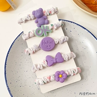 Сиреневый комплект, с медвежатами