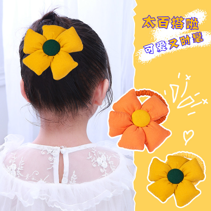Girls Hair 2022 New Flower Hairrings Children's Hairlap Baby Hair Circle Girl Hair Hair Hair Hair Bar