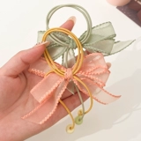 Заколка для волос для принцессы с бантиком, аксессуар для волос, детская резинка для волос