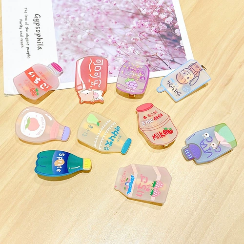 Детская заколка для волос, милые шпильки для волос, аксессуар для волос, щипцы для бутылочек