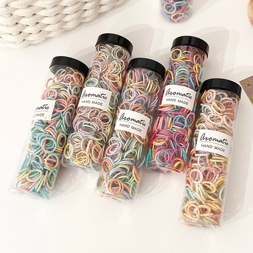 Милая детская безвредная эластичная резинка для волос, аксессуар для волос, маленькие резиновые кольца, не повреждает волосы