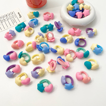 Korean childrens hair accessories girls small rubber band does not hurt hair elastic good female tie hair rope baby hair ring head rope