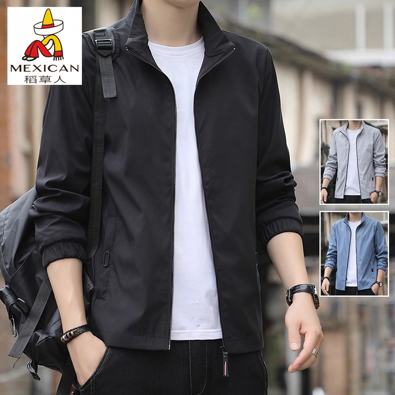 Scarecrow Jacket Men's Spring and Autumn 2026 New Trendy Brand Windproof Jacket Men's Stand Collar Loose Casual Jacket Scarecrow Jacket Men's Spring and Autumn 2026 New Trendy Brand Windproof Jacket Men's Stand Collar Loose Casual Jacket