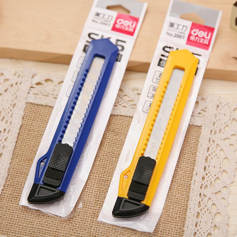 Able 2001 large number of beautiful work knives Manual lock wallpaper knife and cut handmade metal knife cut paper knife office with supplies