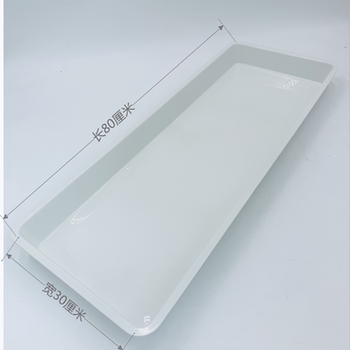 Supermarket thickened pork tray fresh tray cold fresh meat display tray black plastic freezer cold fresh meat tray