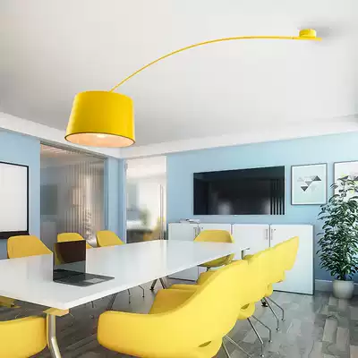 Wanjian ceiling lamp Nordic light luxury designer Modern simple creative atmosphere Study fishing lamp Living room large chandelier