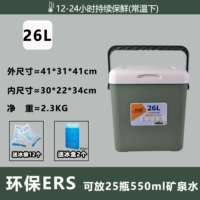 Зеленая сумка для льда, портативный термос, увеличенная толщина, 12 шт