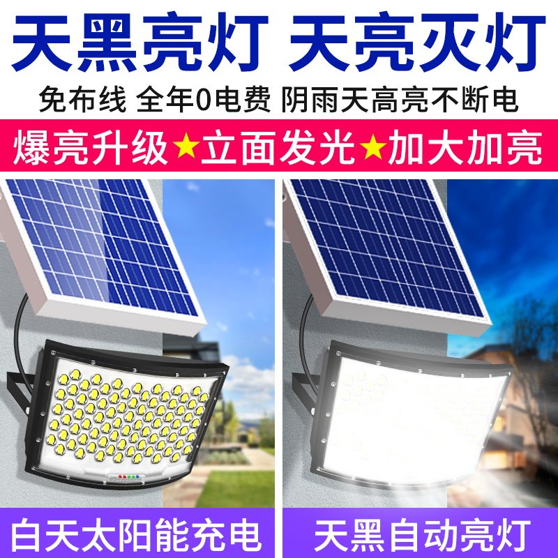 [Xiao Li]2025 New Model Ultra-Bright Wide-Angle Curved Solar Outdoor Garden Light for Home Use, Waterproof