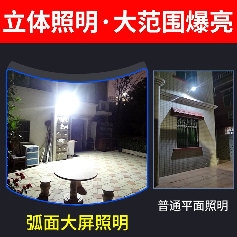 [Xiao Li]2025 New Model Ultra-Bright Wide-Angle Curved Solar Outdoor Garden Light for Home Use, Waterproof