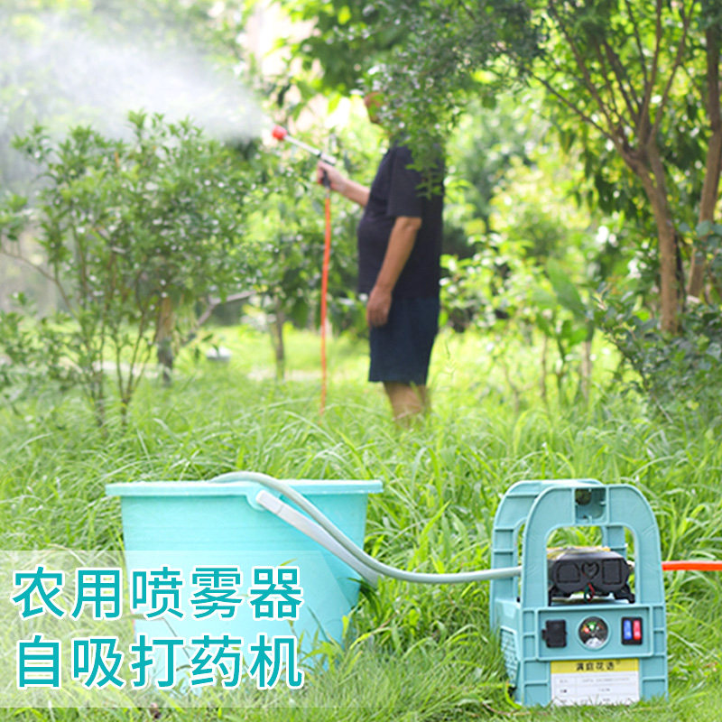 Rechargeable sprayer electric agricultural portable high pressure atomization battery small car wash water pump fruit tree spray machine