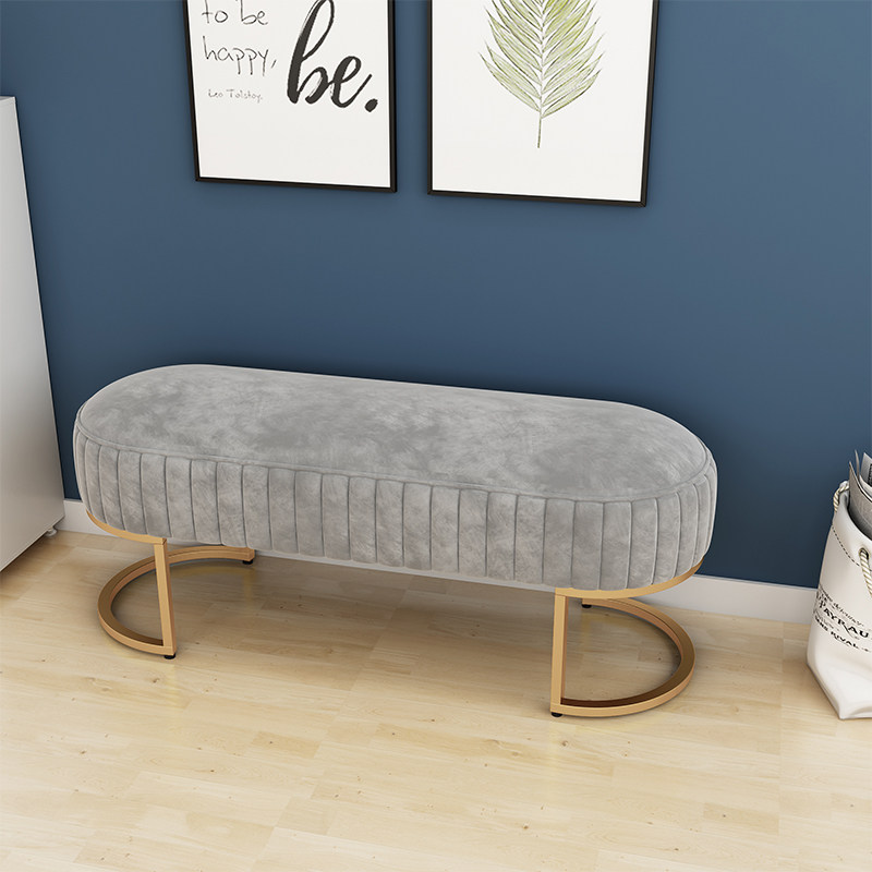 Nordic Shoe Changing Stool Home Doorway Soft Bag Cushion Wearing stool Entrance Door Strip Benches Bed Tailstool Clothing Shop Rest Stool