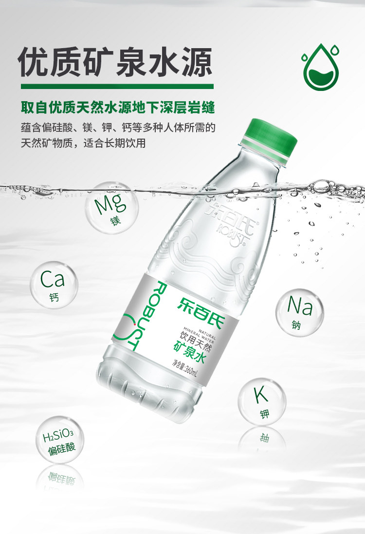安享好物 安享S级饮用水-乐百氏天然矿泉水 国标 