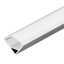 Slot-free wine cabinet light bar shelf light invisible triangle cabinet wardrobe light with surface mounted bookcase right-angle line light