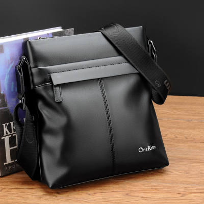 Ck男包真皮单肩斜挎包商务皮包小背包潮流