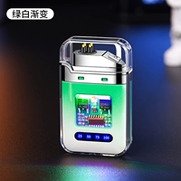 Зеленый и белый градиент