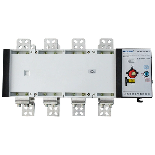 Изоляция двойного автоматического переключателя конверсии 4P380V800A Трехфазное четыре -линейное ручное переключатель PC Class ATS