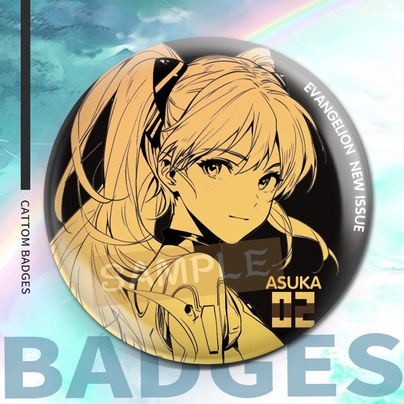 EVA x いち早く KATO コラボ ピンバッジ