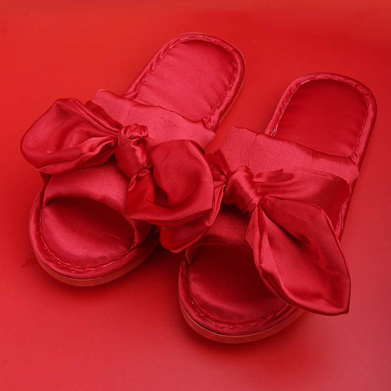 Wedding Slippers Ins and Festive Big Red Couple of Weddings Weddings New Wedding Men and women New groom bride accompanied by wedding wedding