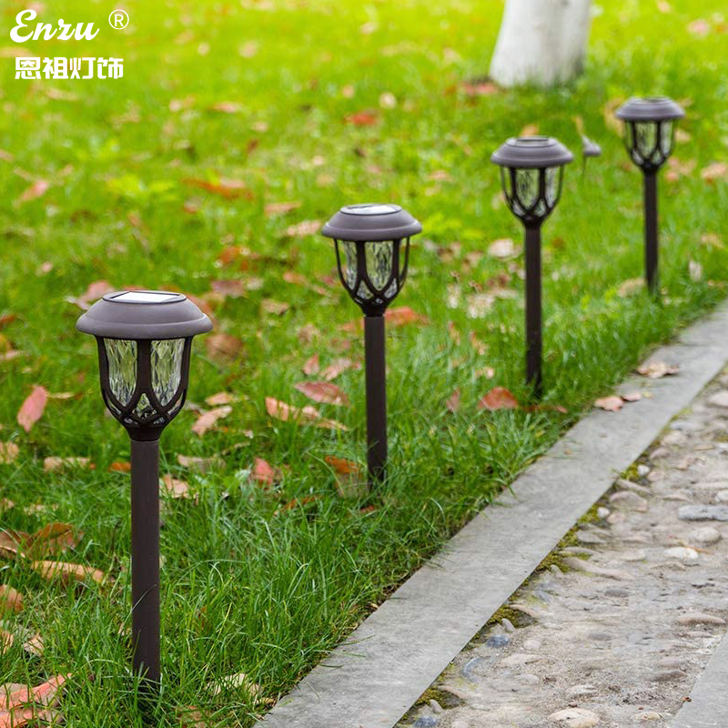 Solar ground plug-in lamp led lamp outdoor landscape lamp lawn lamp balcony atmosphere lamp courtyard garden atmosphere layout