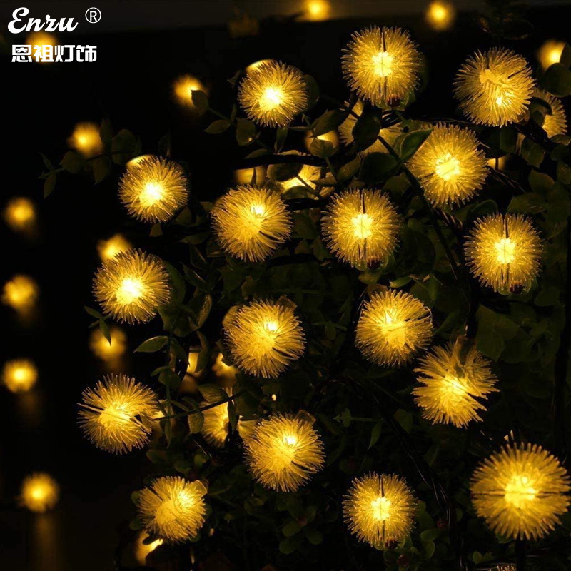 Solar lights outdoor light string balcony decorative lights hanging tree lights stars moon lights home led atmosphere landscape lights