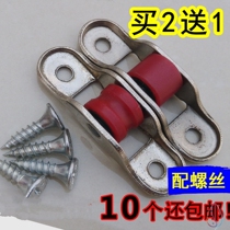 Plastic steel window pulley double nylon silent flat groove wheel 77 80 88 push-pull sliding door window accessories roller