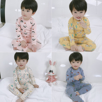 Baby cotton underwear set girls cotton autumn clothes trousers cotton sweater children warm boys two sets autumn and winter