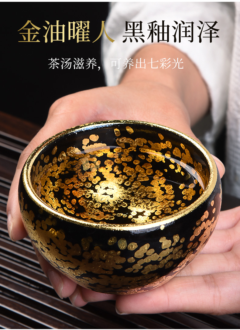 Variable question light ceramic cups master cup single CPU master cup personal tea bowl kung fu tea set gift boxes