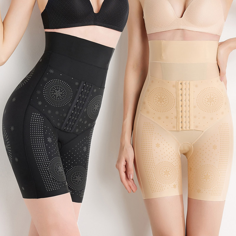 Postpartum high-waist corset underwear shaping corset body sculpting body strong small belly lift hip recovery safety shorts