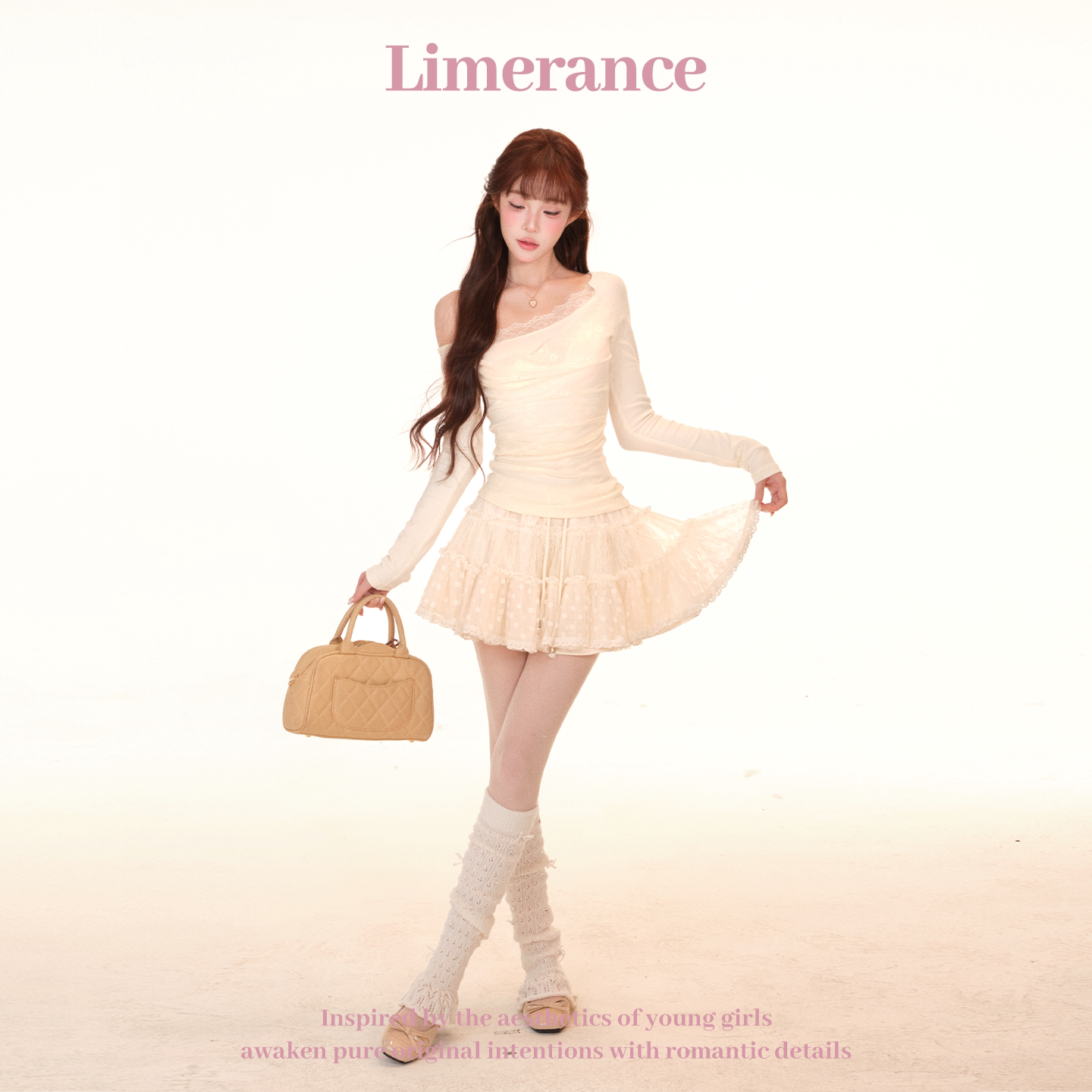 Limerance レース アシンメトリー セットアップ