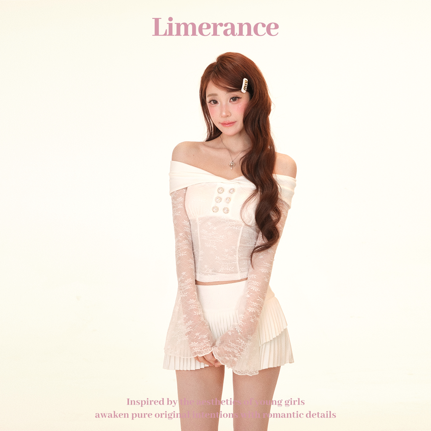 Limerance レース オフショルダー セットアップ