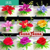 Hotel artistic conception dishes cold dishes catering sashimi dishes decorative flowers creative small ornaments sushi embellishments flowers