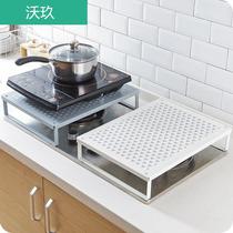 Induction cooker rack bracket kitchen gas stove cover base gas stove iron storage rack